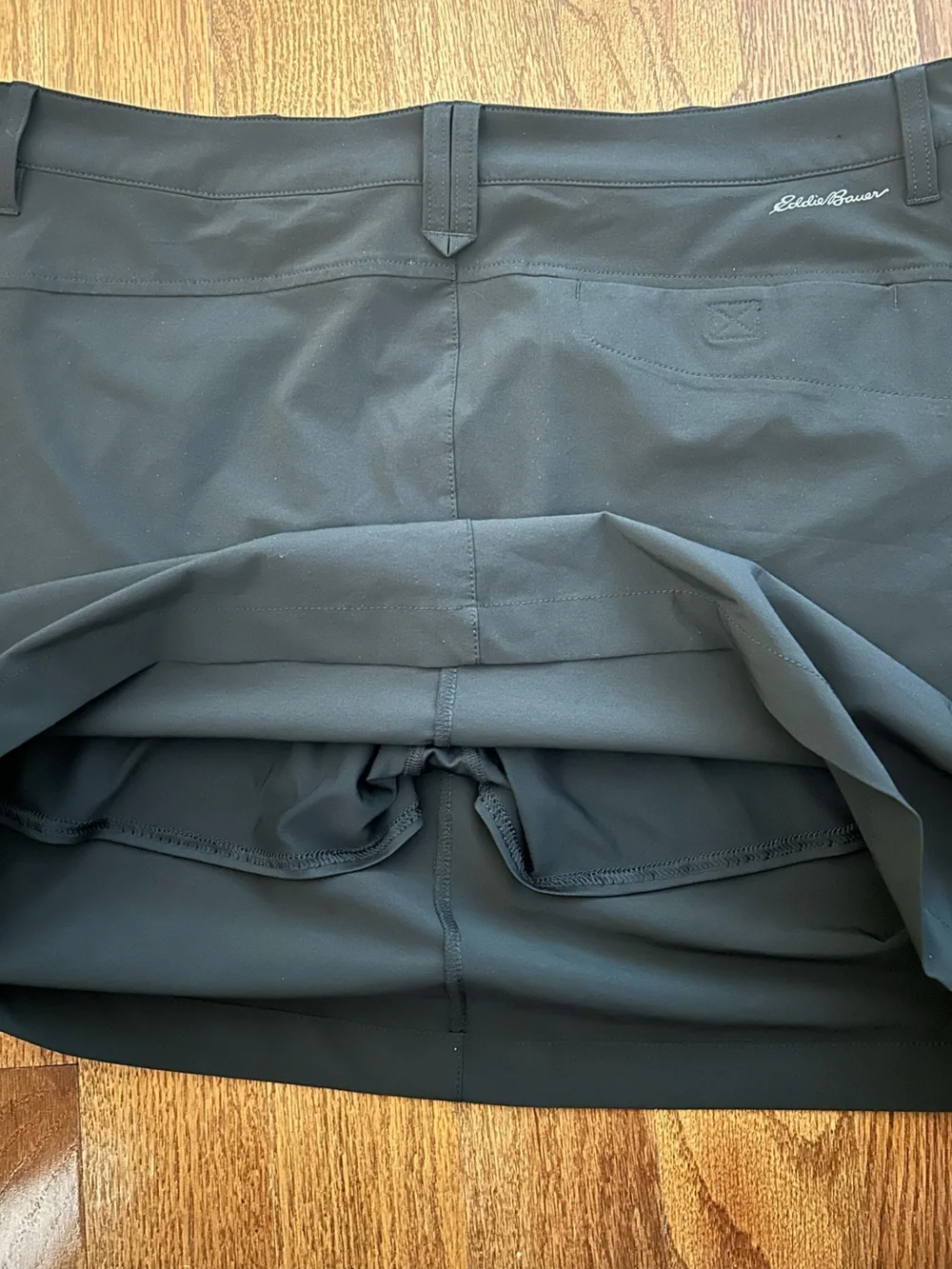 Eddie Bauer Women's Horizon High-Rise Skort in Charcoal Size 14
